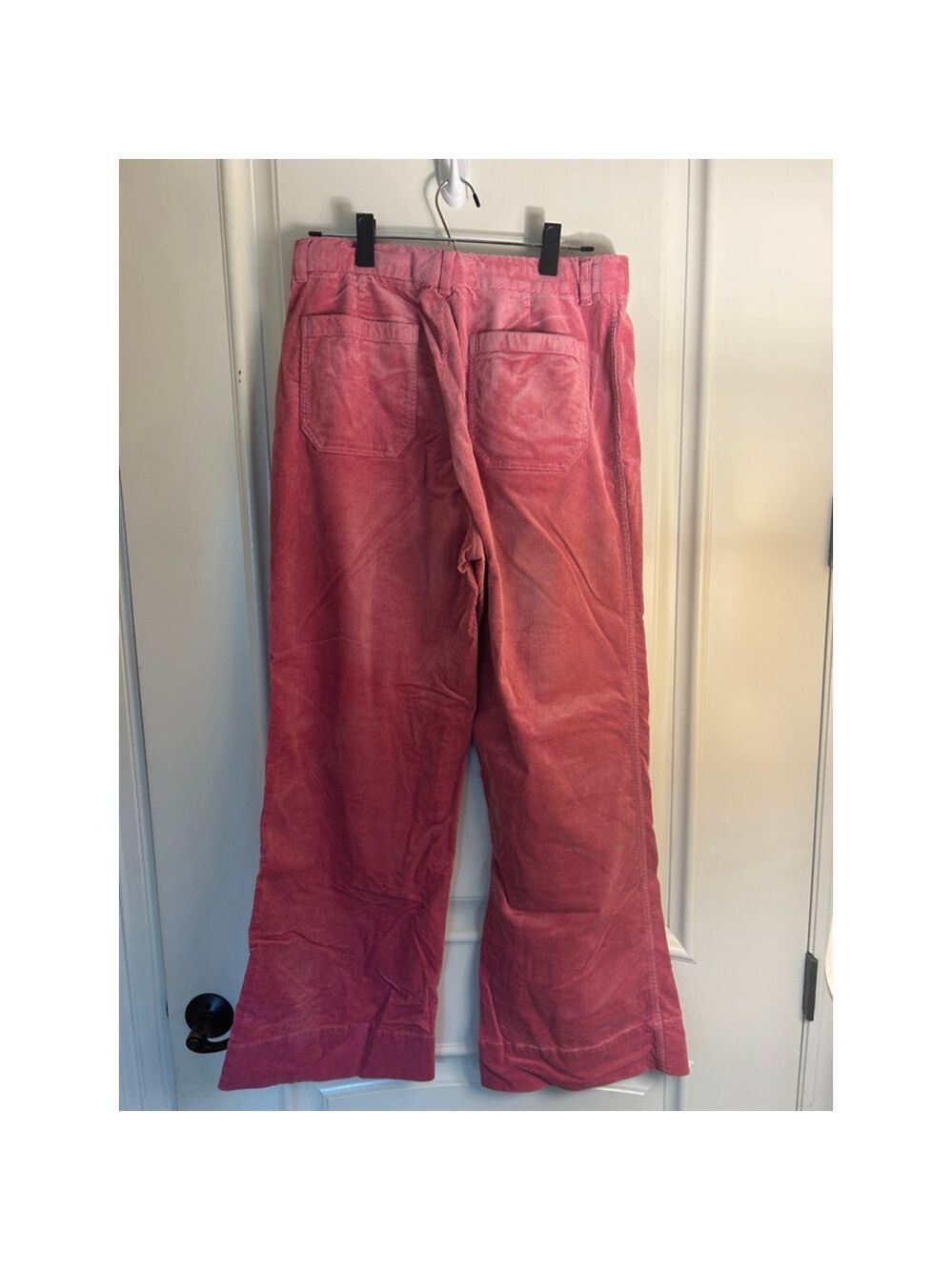 Women's Vineyard Vines Pink High-Waist Wide Leg Corduroy Pants Sz 30 Mauve Rose - Picture 8 of 13